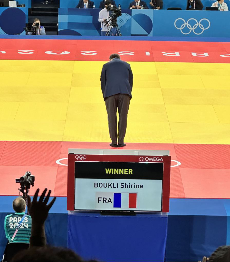 Shirine Boukli Gagne son combat aux JO